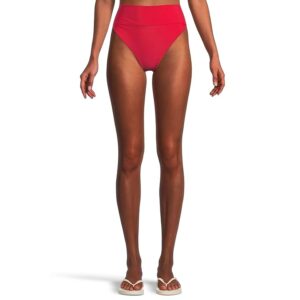 Beach Riot Highway Bottoms Women's Swimwear Red: XS