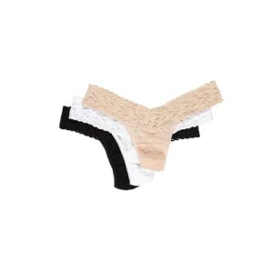 Hanky Panky Signature Lace(r) Multipack Women's Underwear Black/Chai/White: One Size