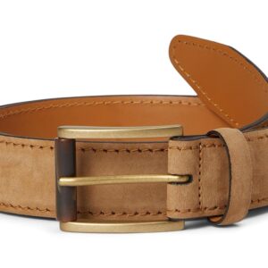 Johnston & Murphy Hartford Nubuck Belt Men's Belts Camel: 42