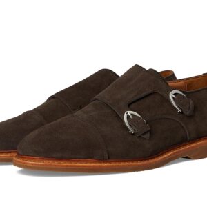 Allen Edmonds Kingstonvers Monk Strap Shoes Men's Shoes Chocolate Suede: 11 D (M)