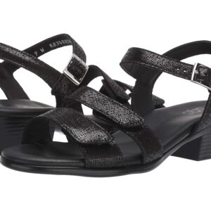 SAS Savanna Adjustable Heeled Sandal Women's Sandals Web Black: 7 M - Medium (B)