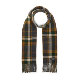 Pendleton Whisperwool Muffler Scarves Charcoal Multi Plaid: One Size