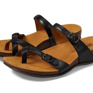 SAS Shelly Adjustable Toe Loop Slide Sandal Women's Shoes Black: 5.5 M - Medium (B)