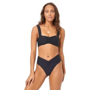 L*Space Marlee Top Women's Swimwear Black: XS (32A)