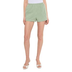 Show Me Your Mumu Maren Shorts Women's Shorts Field Green Gingham: LG One Size