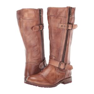 Bed Stu Gogo Lug Wide Calf Women's Boots Tan Rustic: 6 M