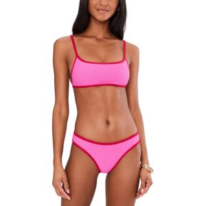 Beach Riot Kassy Top Women's Clothing Electric Pink: MD