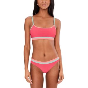 Beach Riot Val Top Women's Clothing Guava Jelly Colorblock: MD