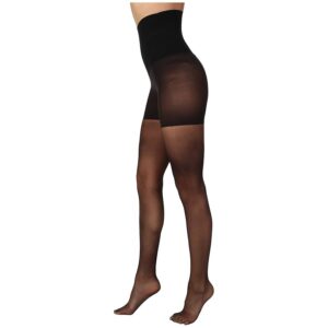 Commando The Essential Control Sheer Hose Black: SM One Size