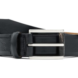 Johnston & Murphy Weston Smooth Leather Belt Men's Belts Black: 44