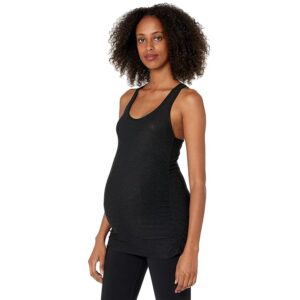 Beyond Yoga Maternity Travel Racerback Tank Top Women's Sleeveless Darkest Night: XS