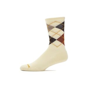 Smartwool Everyday Diamond Jim Crew Socks Men's No Show Socks Shoes Natural: LG (Men's Shoe 9-11.5)