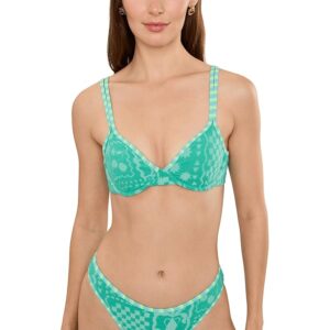 Beach Riot Camilla Top Women's Swimwear Aqua Haze: SM