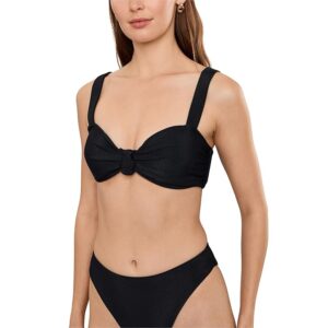 Beach Riot Sophia Top Women's Swimwear Black 1: LG