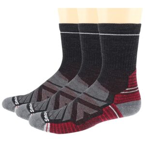 Smartwool Performance Hike Light Cushion Crew 3-Pack Shoes Charcoal: XL (US Men's Shoe 12-14.5 - Women's 13-15.5) Medium