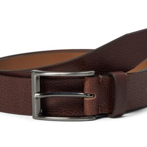 Johnston & Murphy Soft Pebble Belt Men's Belts Brown: 36