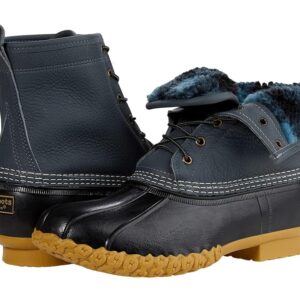 L. L.Bean Bean Boots 8 Fleece Lined Insulated Men's Shoes Iron/Black/Gum/Slate Plaid: 7 D - Medium