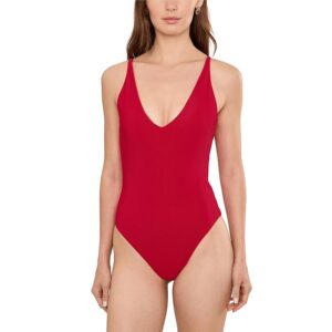 Beach Riot Reese 1 PC Women's Swimsuits One Piece Red: SM