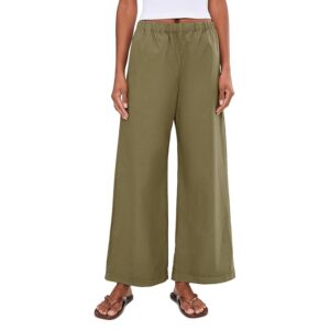 Michael Stars Taylor Elasticated Wide Leg Pants Women's Clothing Caper: XS (US 0-2) One Size