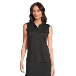 Callaway Sleeveless Tournament Polo Women's Workout Caviar: SM (Women's 2-4)