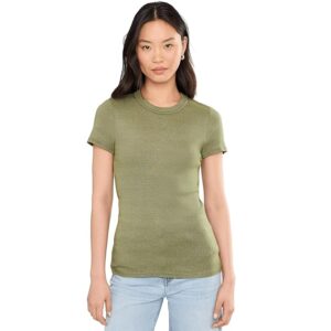 Michael Stars Fallon Crew Neck Tee Women's Clothing Oregano: One Size (US 0-12)