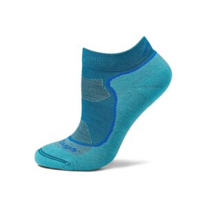 Darn Tough Vermont Light Hiker No Show Lightweight with Cushion Women's Crew Cut Socks Shoes Cascade: SM (US 4.5-7)