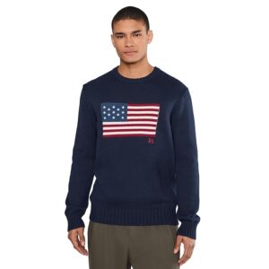 Polo Ralph Lauren The Iconic Flag Sweater Men's Sweater Hunter Navy: SM