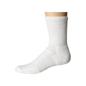 Thorlos Walking Crew Single Pair Crew Cut Socks Shoes White: MD (Men's Shoe 5.5-8.5 - Women's Shoe 6.5-10)