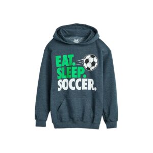 ChalkTalk SPORTS CTS ProBlend Hooded Sweatshirt (Little Kid/Big Kid) Sweatshirt Navy 4: LG (Little Kid)