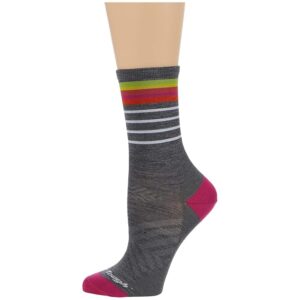 Darn Tough Vermont Stride Micro Crew Ultra-Lightweight Women's Crew Cut Socks Shoes Gray: SM (US 4.5-7)