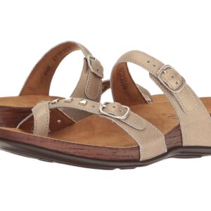 SAS Jett Adjustable Toe Loop Slide Sandal Women's Shoes Metallic Gold: 12 M - Medium (B)