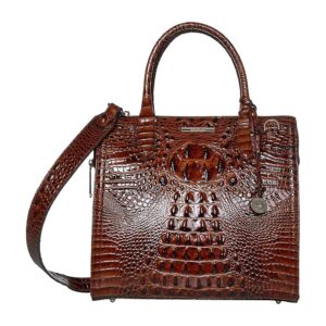 Brahmin Melbourne Caroline Satchel Satchel Handbags Pecan: One Size