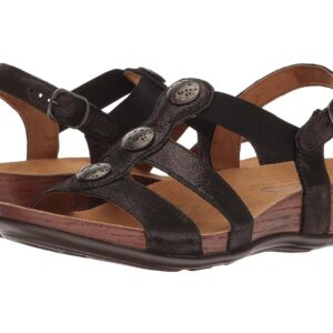 SAS Clover Ankle Strap Sandal Women's Shoes Space Nero: 6 M - Medium (B)