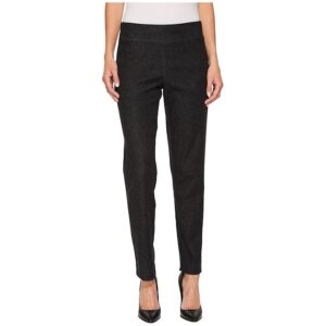 Krazy Larry Pull-On Denim Ankle Pants Women's Jeans Black Denim: 0 28