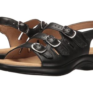 SAS Mystic Adjustable Comfort Sandal Women's Shoes Black: 6 S - Slim (AAA)