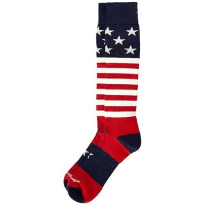 Darn Tough Vermont Captain Stripe Cushion Socks Men's Crew Cut Socks Shoes Stars and Stripes: MD (US 8-9.5)