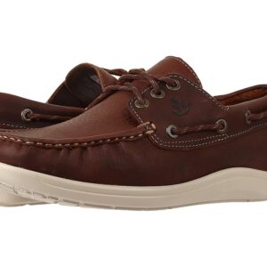 SAS Decksider Lace Up Comfort Boat Shoe Men's Shoes New Briar: 10 N - Narrow (C)