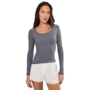 Free People Love Letter Long Sleeve Women's Clothing Iron: XS-SM (Women's 0-6)