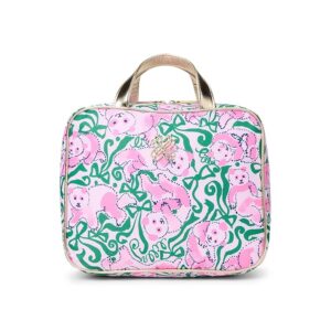 Lilly Pulitzer Constance Cosmetic Case Luggage Pink Quartz Panda N Bows: One Size