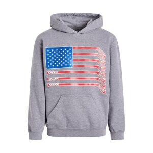 ChalkTalk SPORTS CTS Problend Hooded Sweatshirt (Little Kid) Sweatshirt Gray: LG (Little Kid)