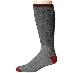 Darn Tough Vermont Mountaineering Over the Calf Extra Cushion Socks Men's Knee High Socks Shoes Smoke: XL (US 12.5-14.5)