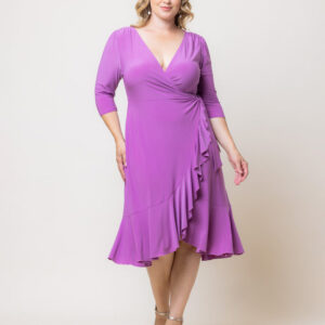 Whimsy Wrap Dress - Sale! - Lilac / 0X (10-12)