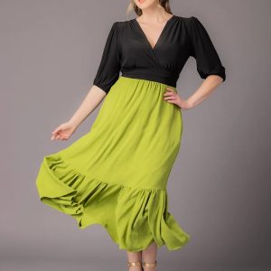 Danica Maxi Dress - Limelight / 0X (10-12)