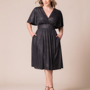 Crystal Cove Cocktail Midi Dress - Sale! - Silver Starlight / 0X (10-12)