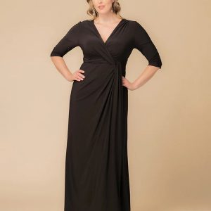 Evening Romance Gown - Black Noir / 0X (10-12)