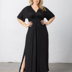Vienna Maxi Dress - Black Noir / 0X (10-12)