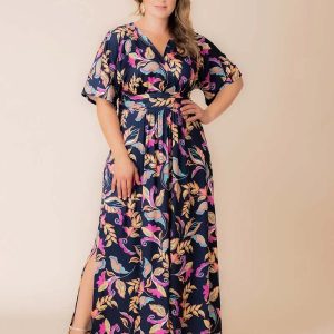 Vienna Maxi Dress - Resort Print Edition - Talavera Motif Print / 0X (10-12)