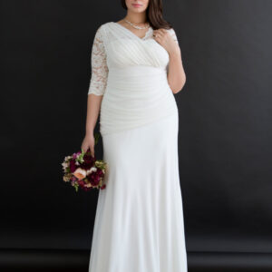 Elegant Aisle Wedding Gown - Ivory / 0X (10-12)