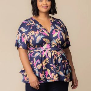 Encore Print Top - Sale! - Talavera Motif / 0X (10-12)