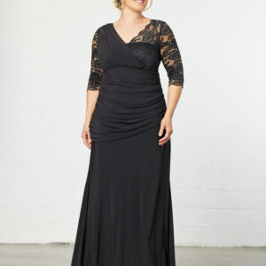 Soiree Evening Gown - Sale! - Onyx / 0X (10-12)